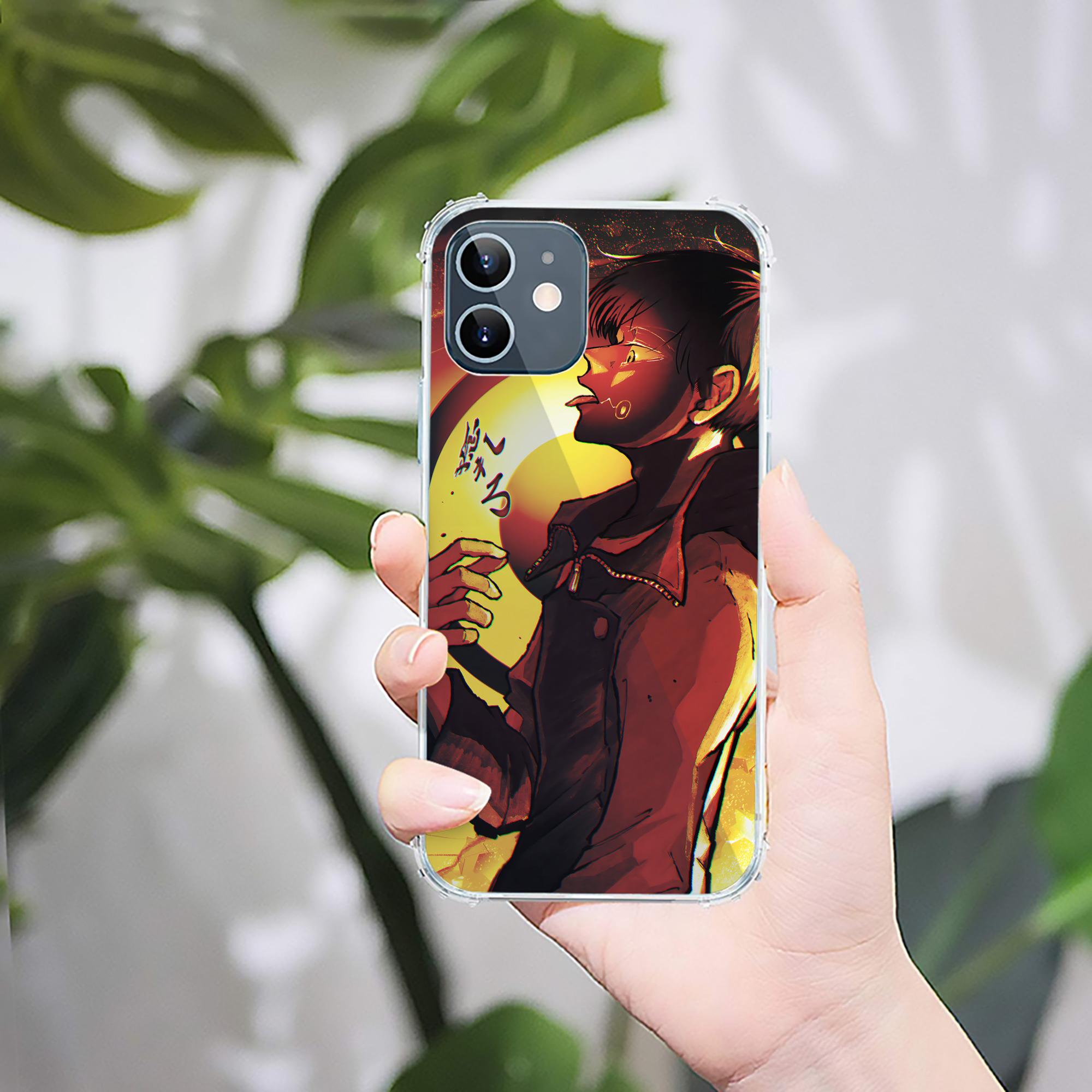 （画像用） 呪術廻戦 Jujutsu Kaisen 【iPhone 12シリーズ対応】透明スマホケース（クリアソフトケース）